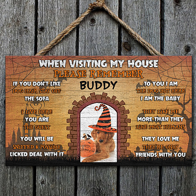 Wooden Door Sign