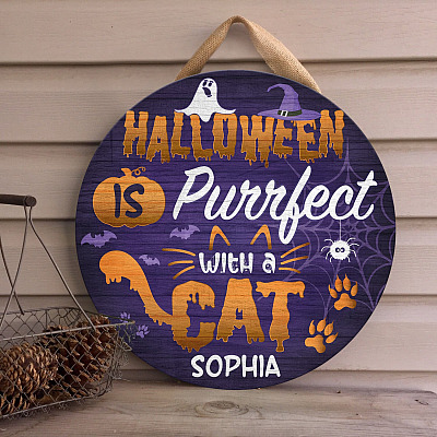 Wooden Door Sign