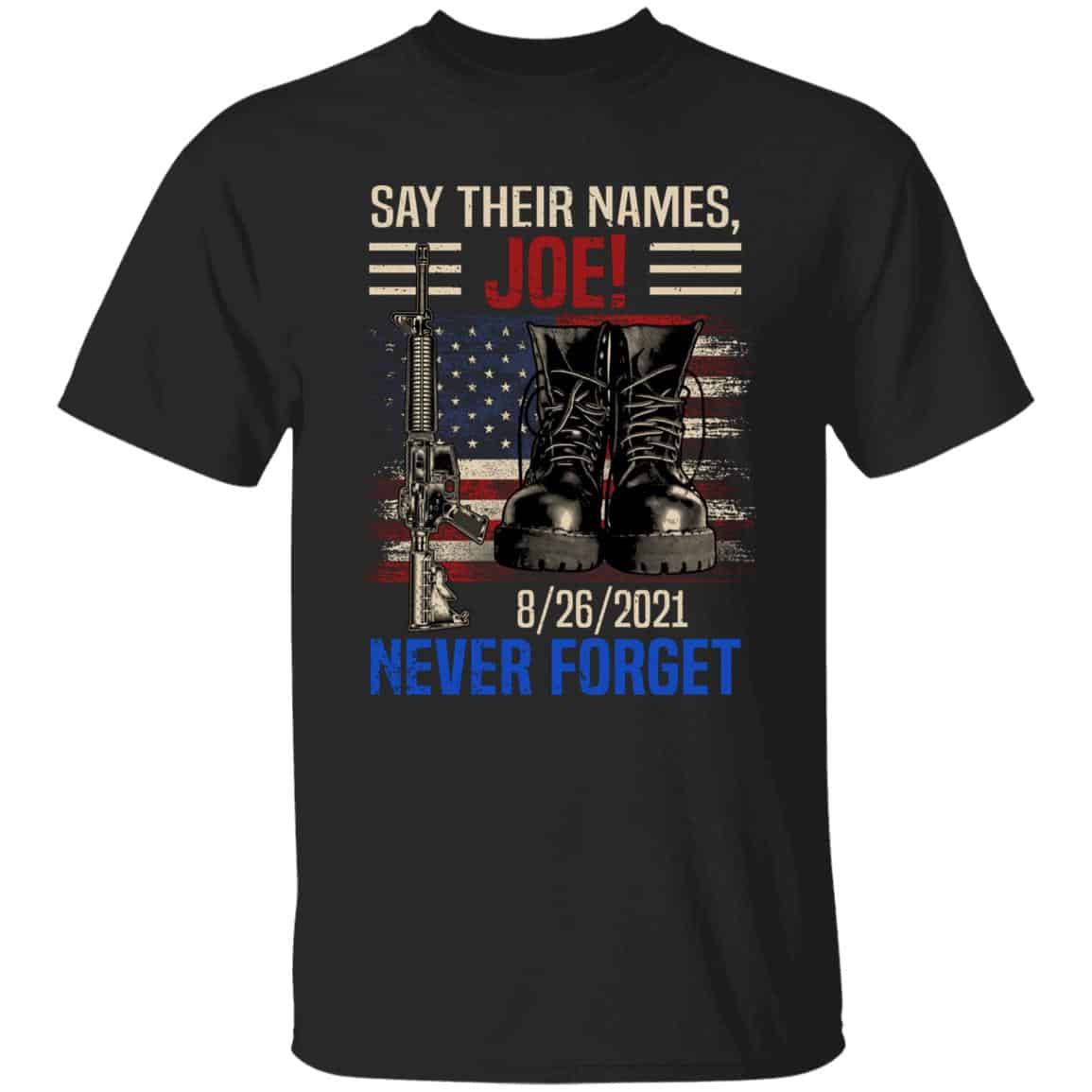 names joe, Black, Unisex T-Shirt