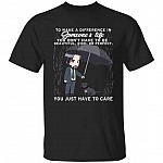 To Make a Difference in Someone, Black, Unisex T-Shirt