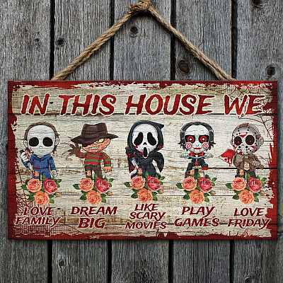 Wooden Door Sign