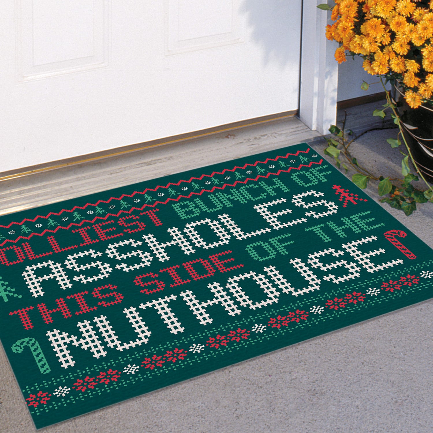 3O. Jolliest Bunch Doormat Doormat mockup 11