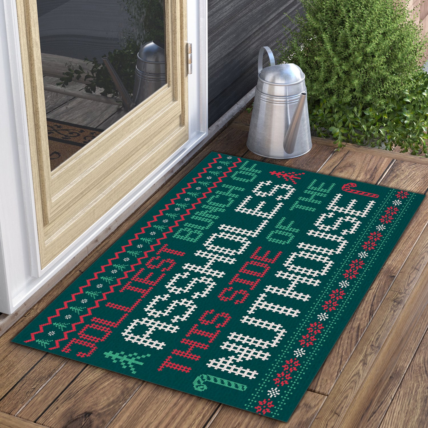 3O. Jolliest Bunch Doormat Doormat mockup 3