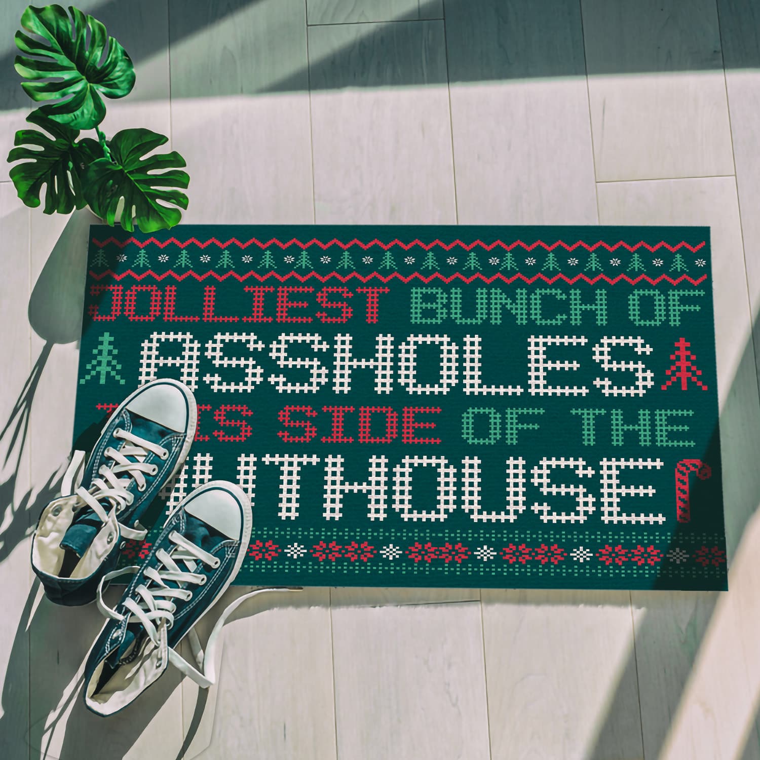 3O. Jolliest Bunch Doormat Doormat mockup 5