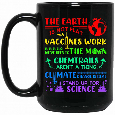 15 oz. Black Mug