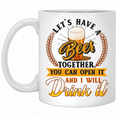 11 oz. White Mug