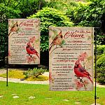 6KNG. Letter heaven(7) 30x40 Garden Flag Mockup 2 Side