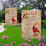 6KNG. Letter heaven(7) 30x40 Garden Flag Mockup 2 Side-1