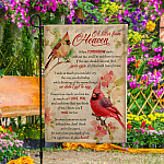 6KNG. Letter heaven(7) 30x40 Garden Flag Mockup 4