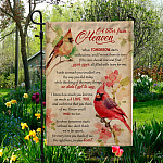 6KNG. Letter heaven(7) 30x40 Garden Flag Mockup 5