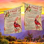 6KNG. Letter heaven(7) 30x40 House Flag Mockup 2 Side