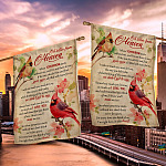6KNG. Letter heaven(7) 30x40 House Flag Mockup 2 Side-2