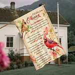 6KNG. Letter heaven(7) 30x40 House Flag Mockup 4