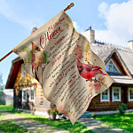 6KNG. Letter heaven(7) 30x40 House Flag Mockup 5