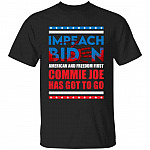 Impeach Biden America Tshirt, Black, Unisex T-Shirt Impeach Biden America Tshirt, Black, Unisex T-Shirt
