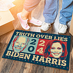 8Th. Truth Over Lies Biden Harris Doormat Doormat mockup 6