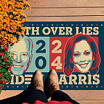 8Th. Truth Over Lies Biden Harris Doormat Doormat mockup 7