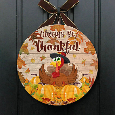 Wooden Door Sign