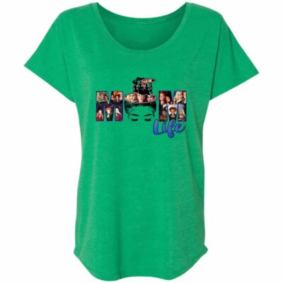 Ladies Triblend Dolman Sleeve