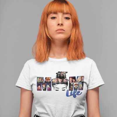 Alternative view of Mom Life Hocus Pocus Ladies T-Shirt - Sanderson Sisters Premium Ladies Triblend Dolman Sleeve Shirt