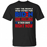 I Bet The People tshirt, Black, Unisex T-Shirt