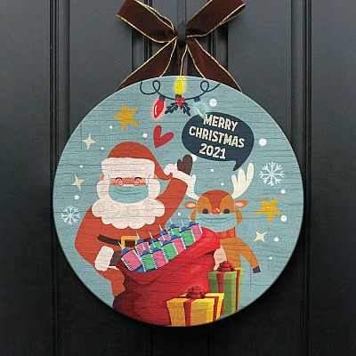 Wooden Door Sign