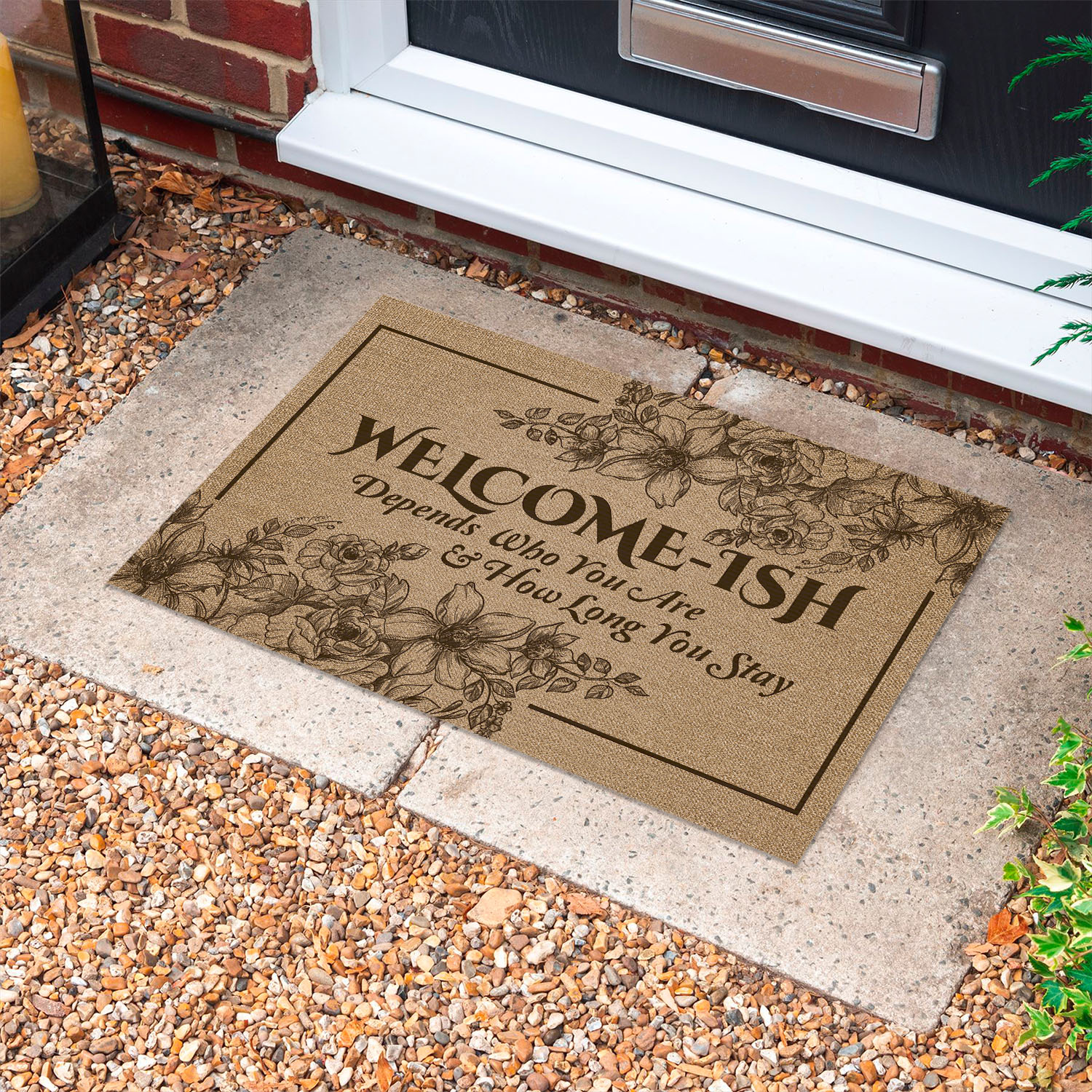 36 HG. Welcome-ish doormat(5) Doormat mockup 10