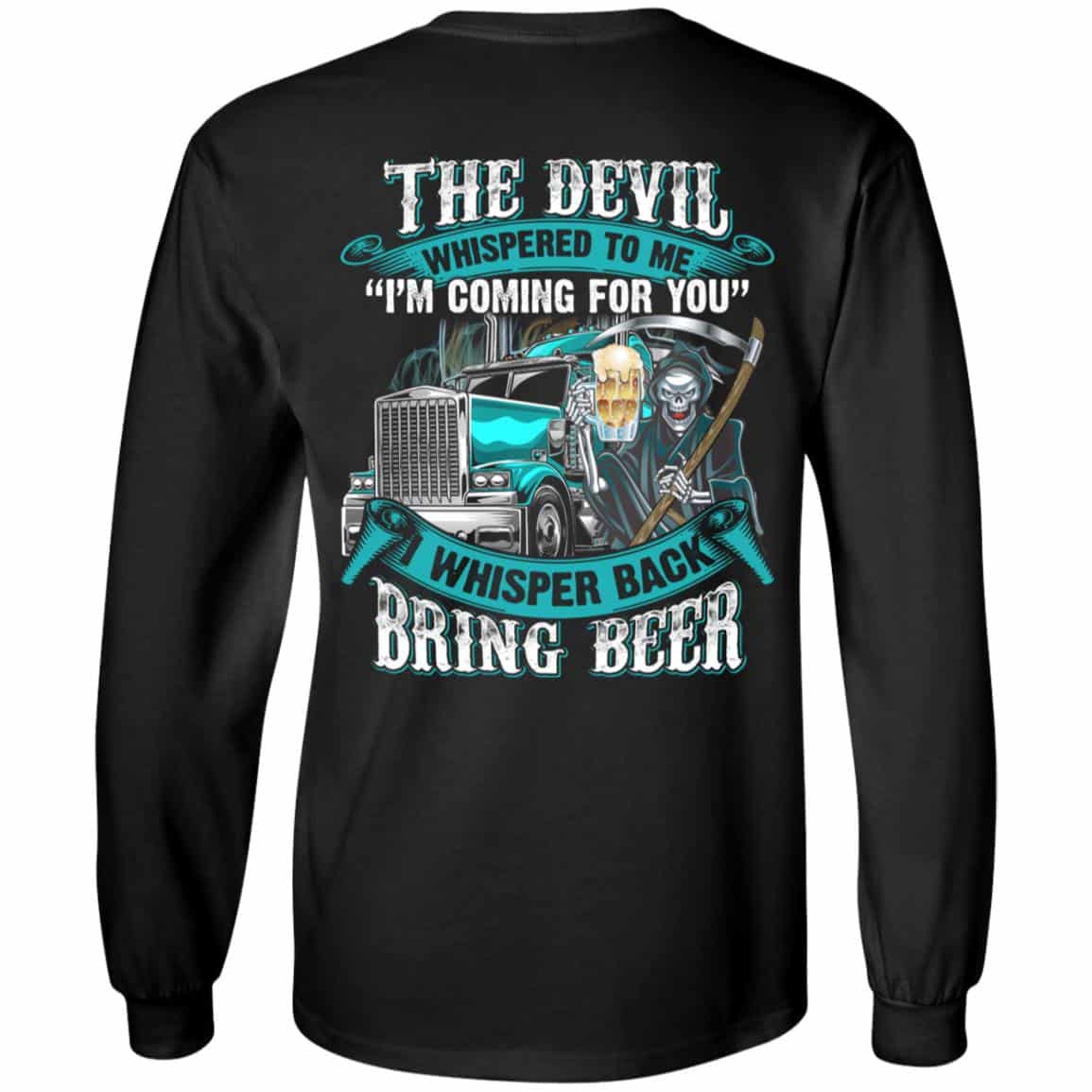 1N.The Devil Whispered To Me, Black, Long Sleeve