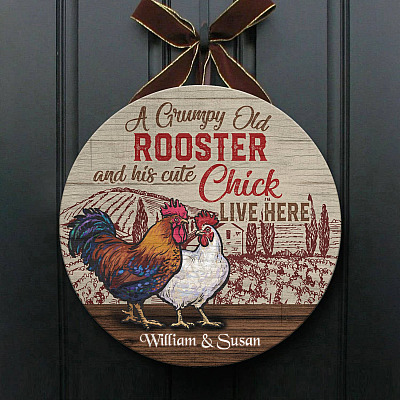 Wooden Door Sign