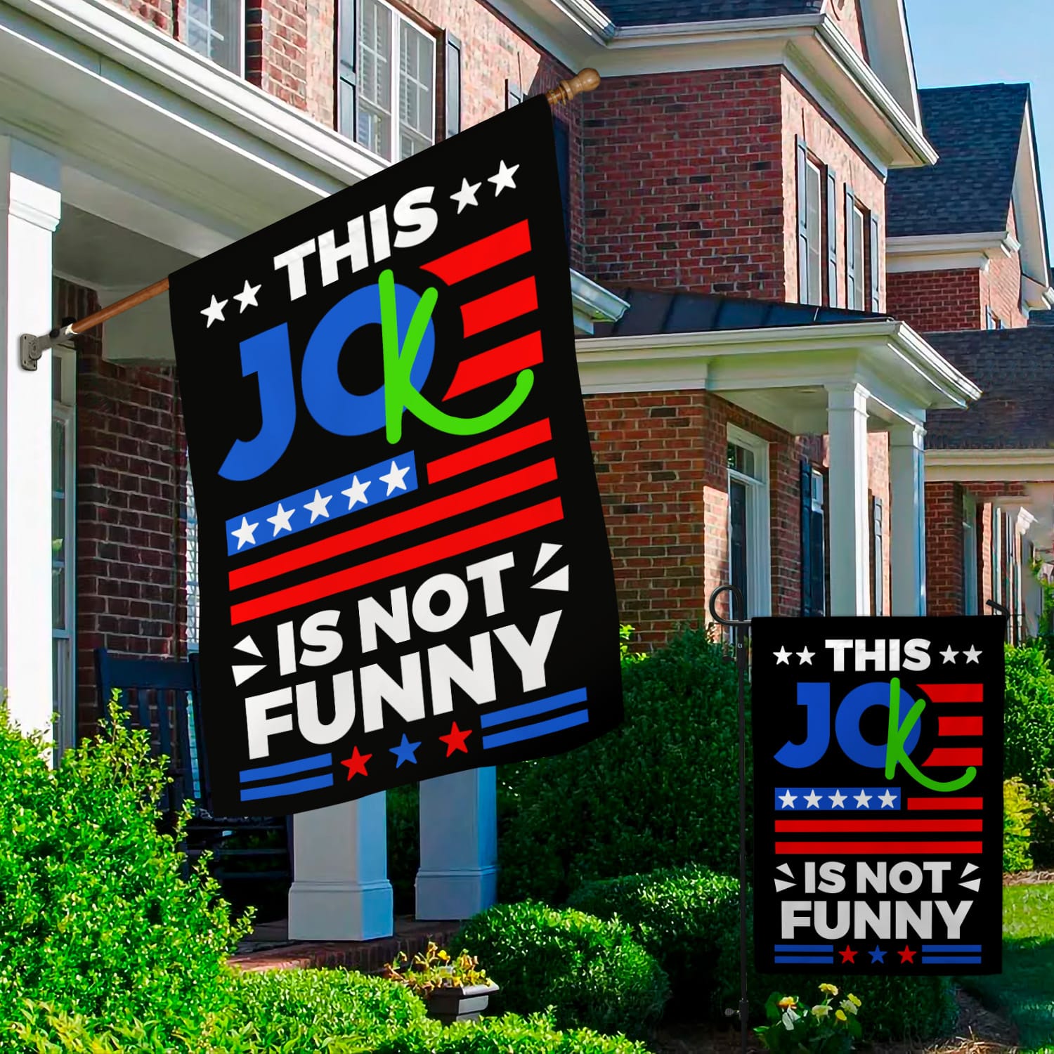 6KNG. Not funny_30x40 Garden & House Mockup 2