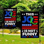 6KNG. Not funny_30x40 Garden Flag Mockup 2 Side