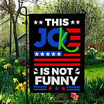 6KNG. Not funny_30x40 Garden Flag Mockup 5
