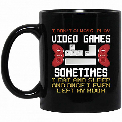 11 oz. Black Mug