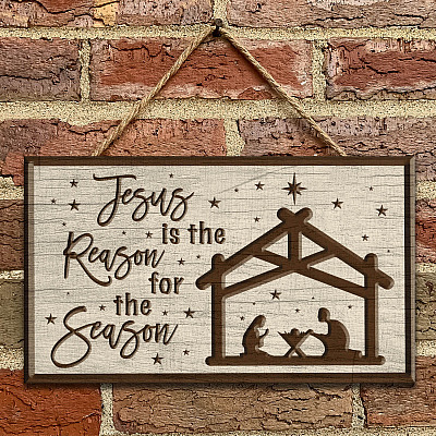 Wooden Door Sign