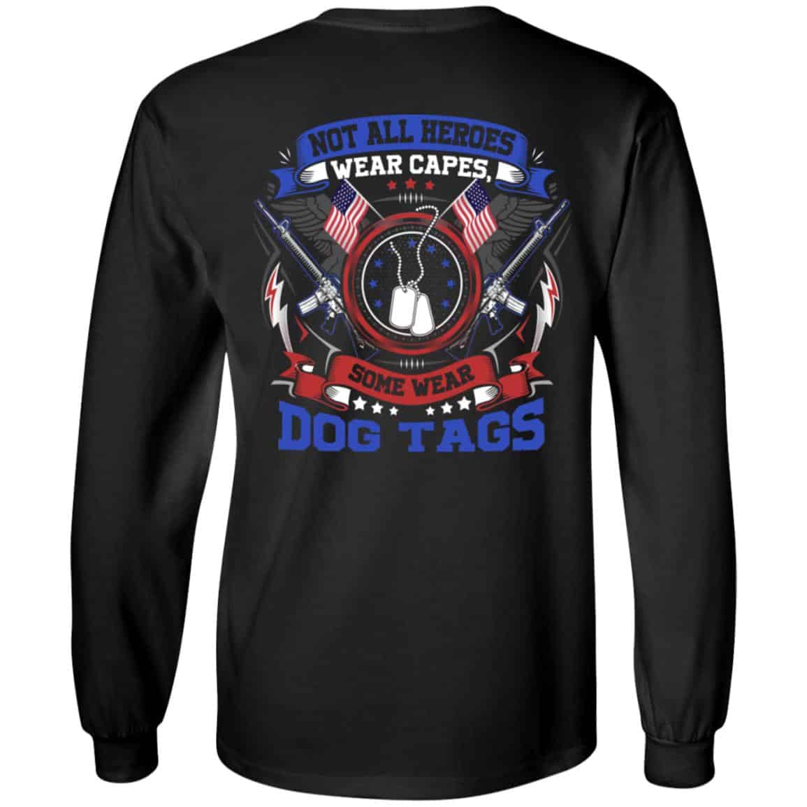 back shirt 1, Black, Long Sleeve