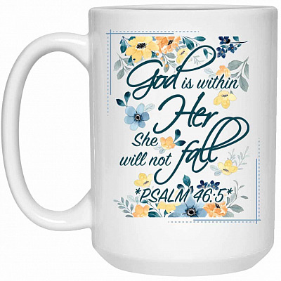 15 oz. White Mug