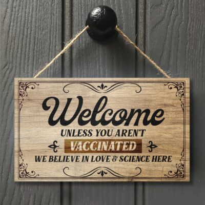Wooden Door Sign
