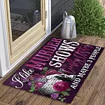 2P. Comfy murder Doormat mockup 3