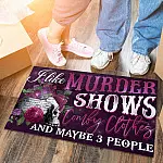 2P. Comfy murder Doormat mockup 6