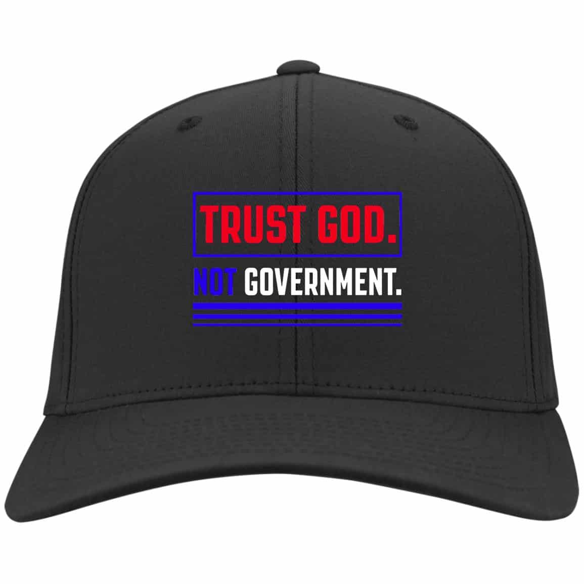 god, Black, Twill Cap