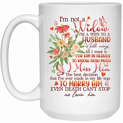 15 oz. White Mug