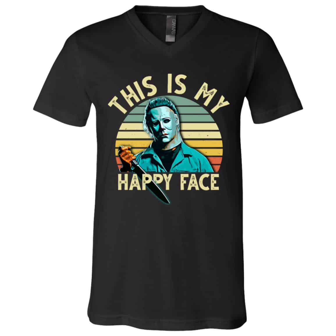 This Is Tshirt, Black, V-Neck T-Shirt