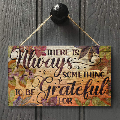 Wooden Door Sign
