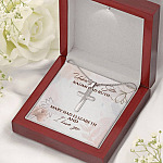 Unbiological Sister Naomi Had Ruth Mary Had Elizabeth And I Have You Cross Necklace - Sister Bible Necklace