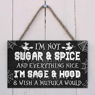 Wooden Door Sign