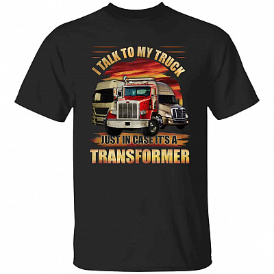 1. I Talk To My truck (6), Black, Unisex T-Shirt
