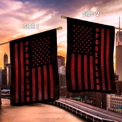 Alternative view of Pureblood Movement 2021 American Flag - Garden Flag - House Flag - My Body My Choice Flag