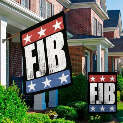 Alternative view of Fuck Joe Biden FJB Garden Flag - FJB Pro America For Joe Biden House Flag