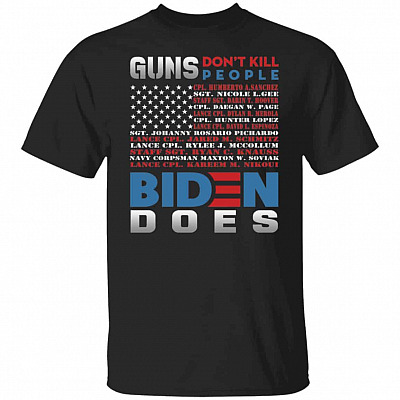 Guns Don't Kill t, Black, Unisex T-Shirt