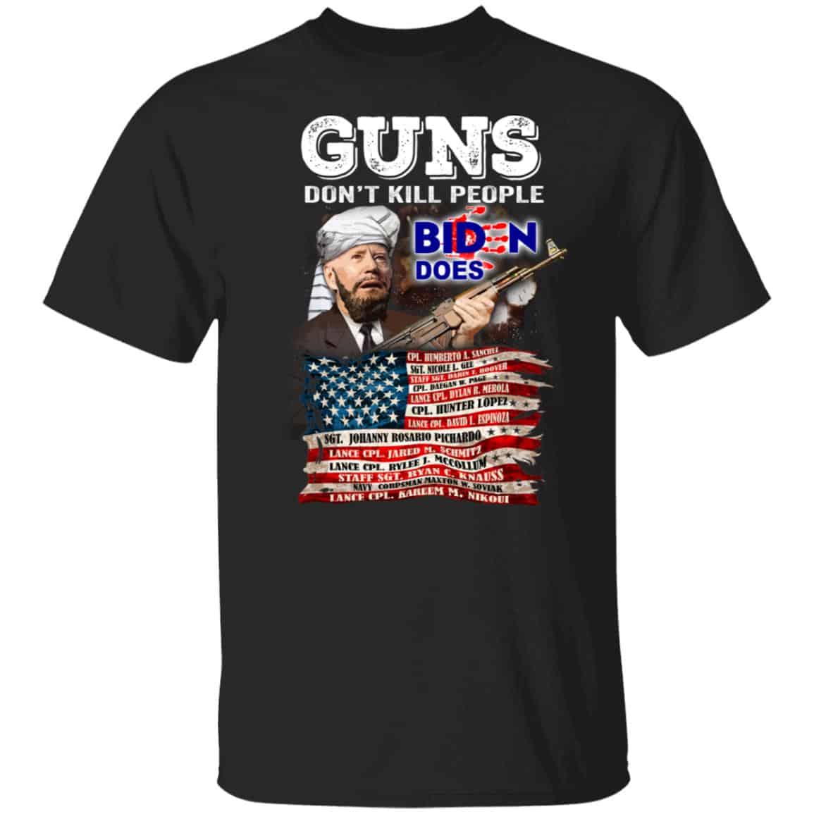 1NH. Biden Does Tee, Black, Unisex T-Shirt